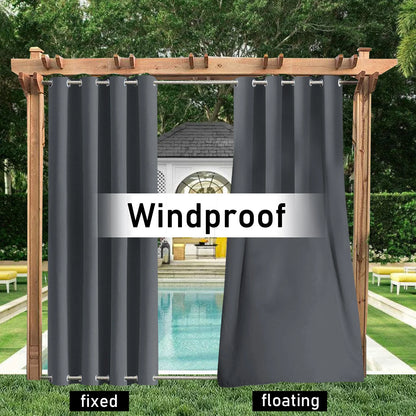 Patio Outdoor Curtain- Waterproof/Thermal/Insulated