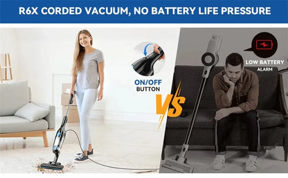 Corded Stick Vacuum Cleaner- 3 in1 Lightweight