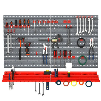 Tool organizer with 50 Hooks Pegboard and Shelf Tool Organize