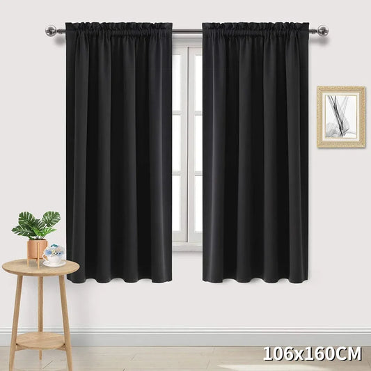 1 Panel Blackout Curtains Light Reducing Thermal Insulated Grommet