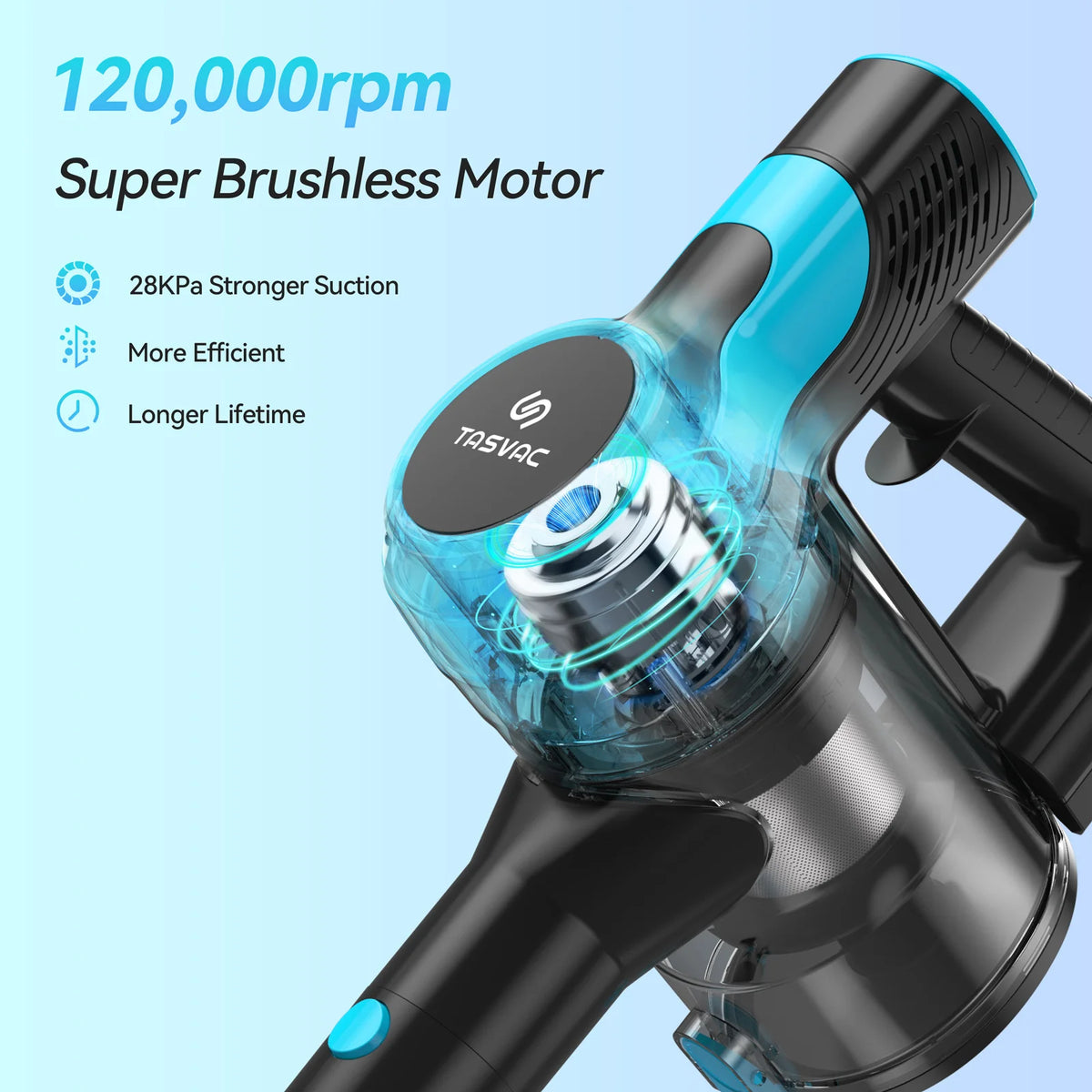 Cordless 6-in-1 Lightweight Handheld Stick Vacuum