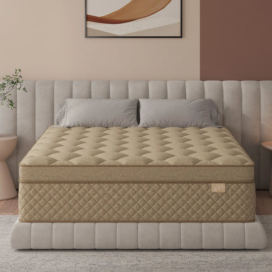 12"/14" Gel Memory Foam Hybrid Pocket Spring Mattress In A Box