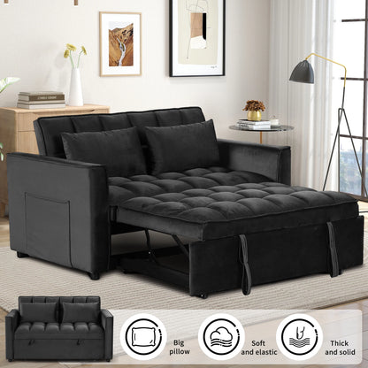 3-In-1 Multifunctional Sofa Bed With Pillows