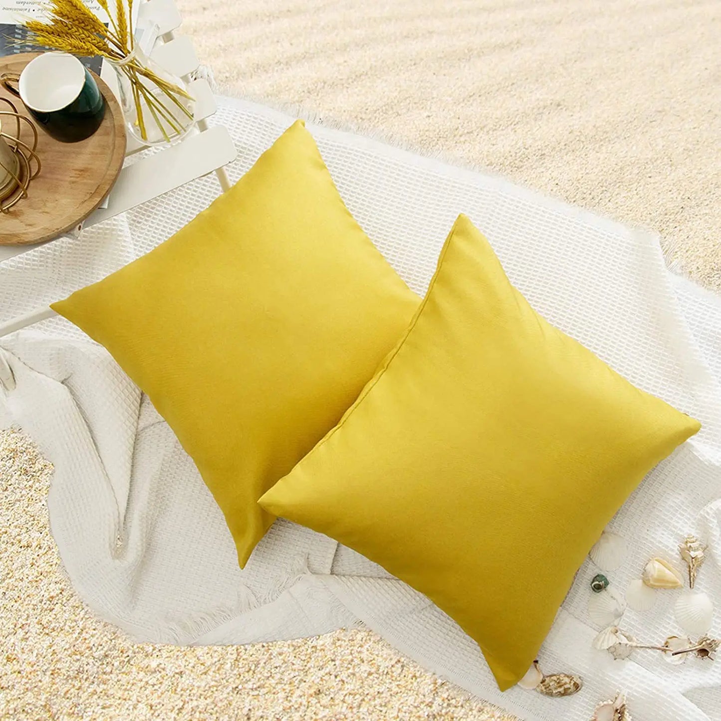 2pcs Garden Outdoor Cushion Cover-Waterproof exterior cushions