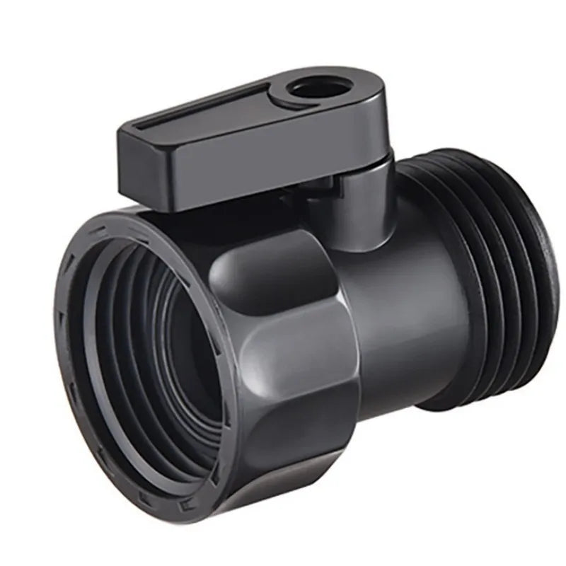 1pcs 3/4" Plastic Garden Hose Shut Off Valve