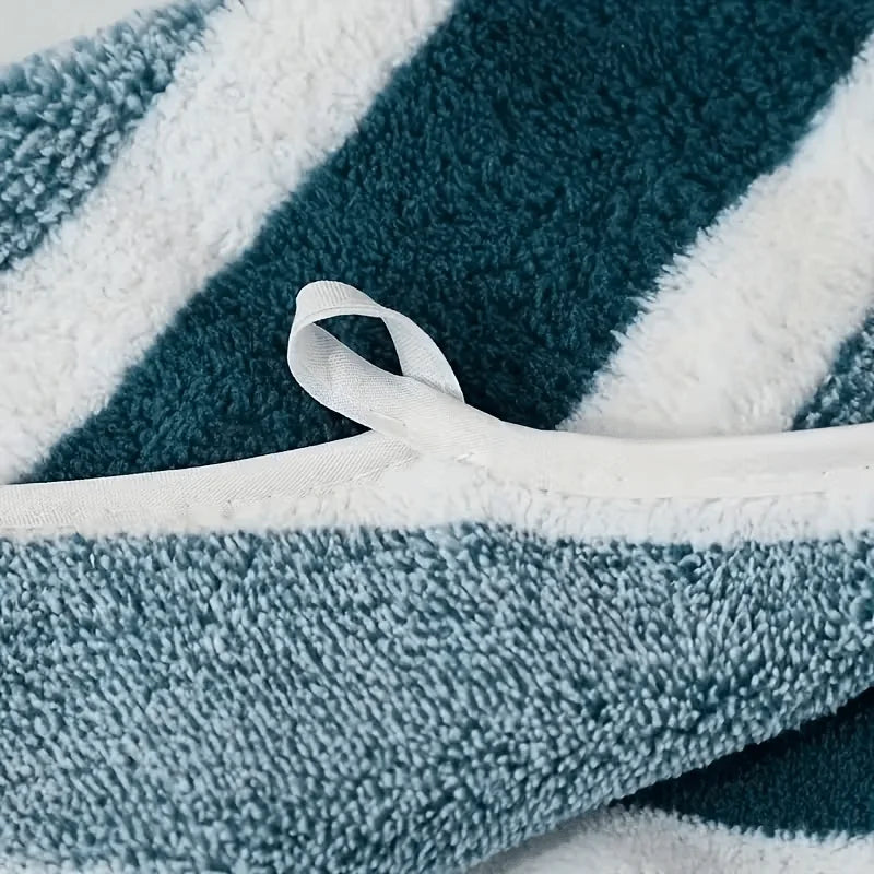 2pcs Luxury Coral Fleece Towel Set - 5-Star Hotel Standard Super Soft Quick Dry Bath & Hand Towel