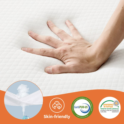 3-4Inch Soft Mattress Tri-Fold Memory Foam Mat