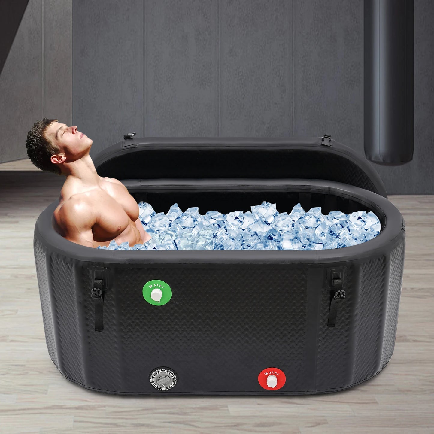 Ice Bathtub for Athletes,97.74 Gal Portable
