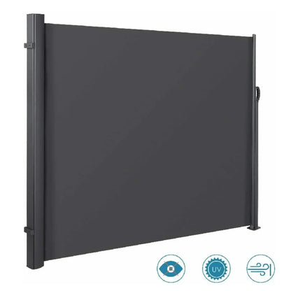 Retractable Side Awning- Garden Terrace Sunshade/Screen Privacy/Divider