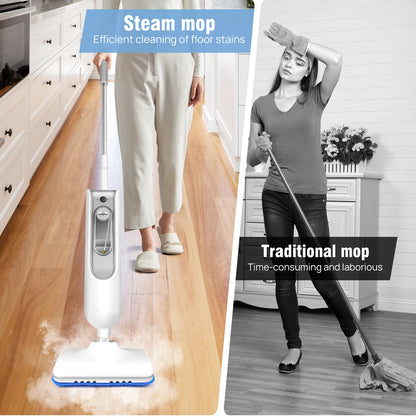 Steam Mop & Detachable Steam Cleaner, 1500W