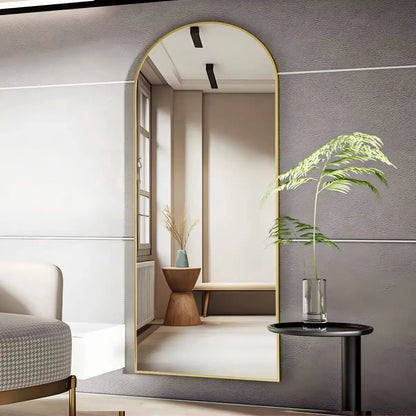 Arched Full Length Mirror, Standing or Hanging