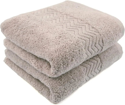 100% Cotton Hand Towels, Ultra Soft & Highly Absorbent Bathroom Face Towels 2-Pack Khaki