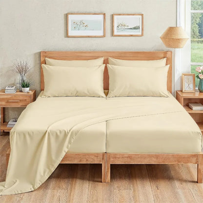 7 Piece 100 Egyptian Cotton Split King Sheet Set with 1000 TC