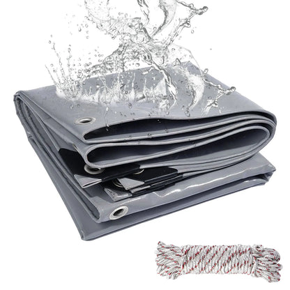 Waterproof Heavy Tarpaulin Tarp Sheet Cover with Reinforced Grommets