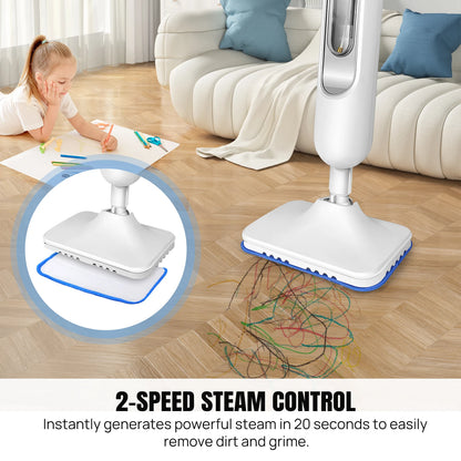 Steam Mop & Detachable Steam Cleaner, 1500W