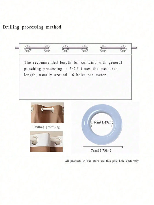 Luxury Vintage-Style Embroidered Curtain 3D Relief Dual-Layer Design for Privacy