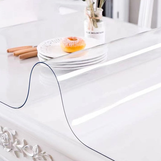 PVC Tablecloth Transparent Clear Protector Plastic-1.5mm2mm