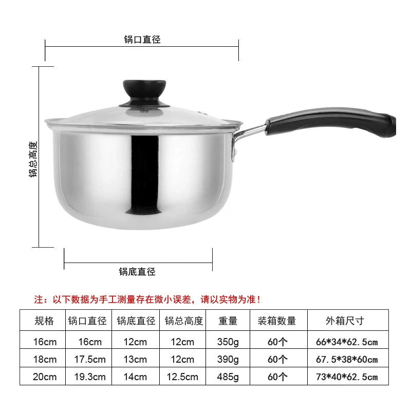 Japanese Style Saucepan W/ Cover-Non Stick