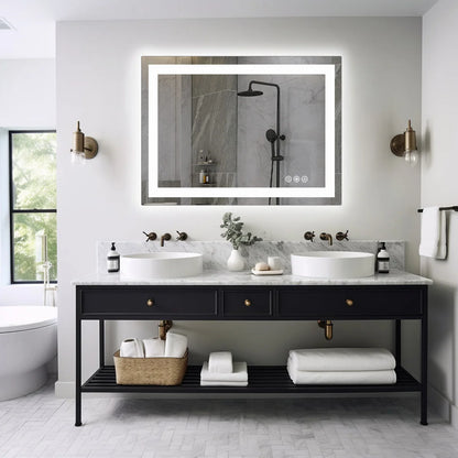 Wall 36"x 24"LED Bathroom Vanity Mirror