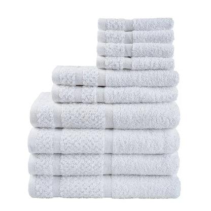 10 Piece Towel Set Upgraded Softness & Durability