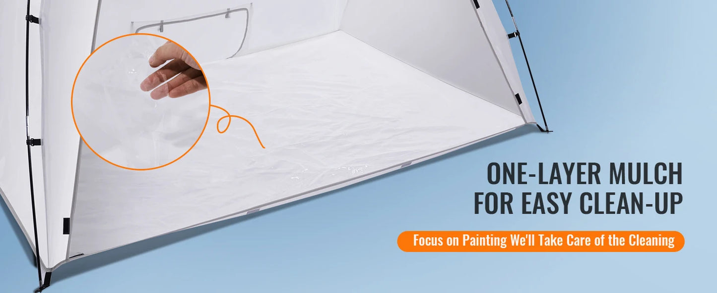 Portable Paint Booth/Shelter 7.5x5.2x5.2/10x7x6ft
