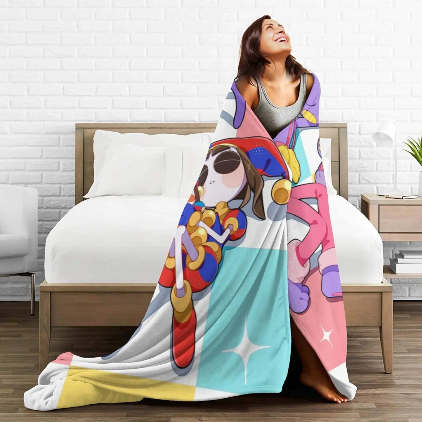 Anime Circus Cozy Super Soft Flannel Blanket