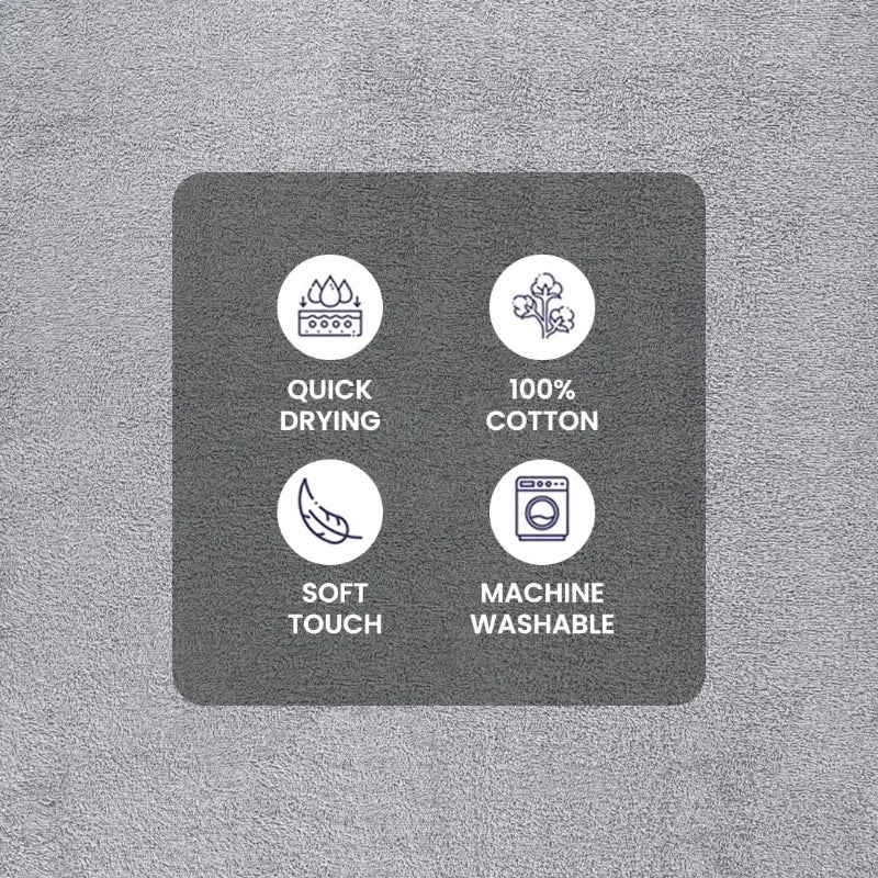 10 Piece Towel Set Upgraded Softness & Durability