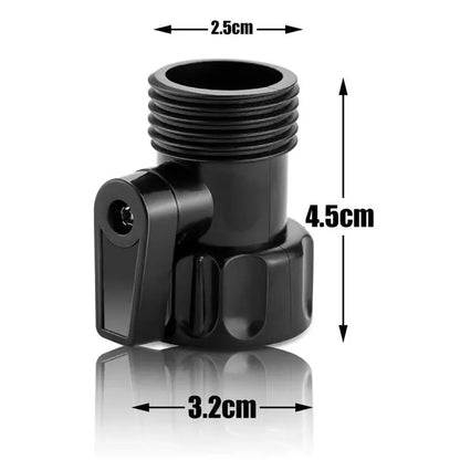 1pcs 3/4" Plastic Garden Hose Shut Off Valve