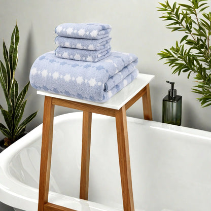 4/8Piece Cotton Towel Set Soft Absorbent Bath Towels