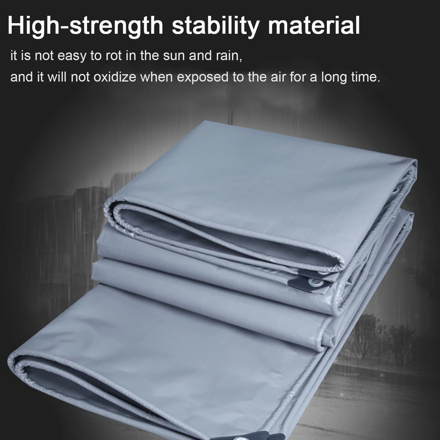 Waterproof Heavy Tarpaulin Tarp Sheet Cover with Reinforced Grommets