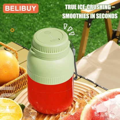 500/1300ML Electric Juicer Cup 6 Blades Mini Fresh Juice Blender
