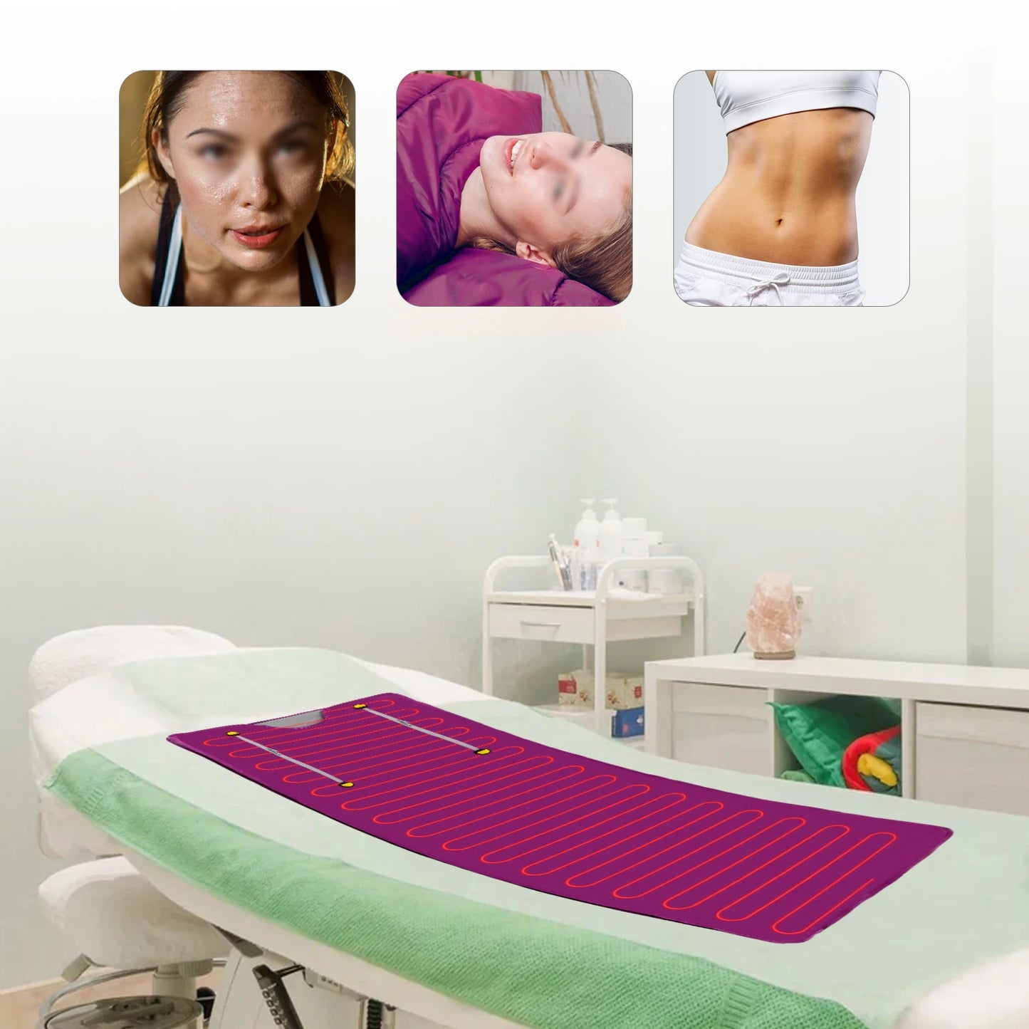 Portable Sauna Blanket Zipper Design -Body Relaxation