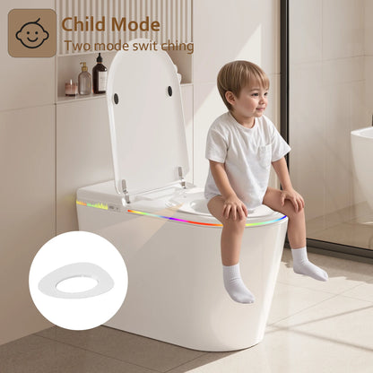 Smart Bidet Toilet-Heated Seat, Self-Cleaning, LED Display, Remote Control