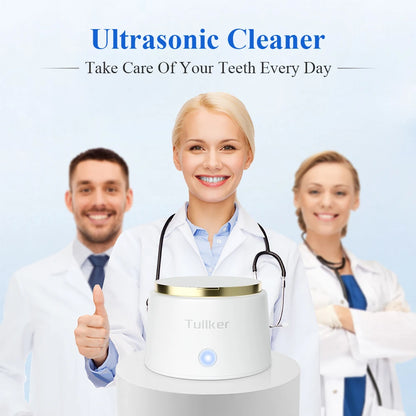 Household Ultrasonic Retainer Cleaner w/UV Light-Denture/Jewelry/Braces Cleaning