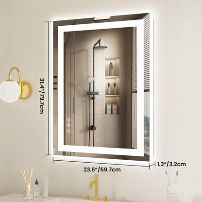 Wall 36"x 24"LED Bathroom Vanity Mirror
