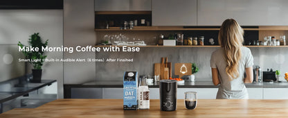 Milk Frother and Steamer, 8-in-1 Electric Frother for Coffee