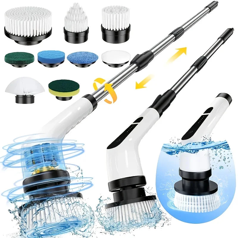 Electric Spin Scrubber 9-in-1 Cordless/Rechargeable