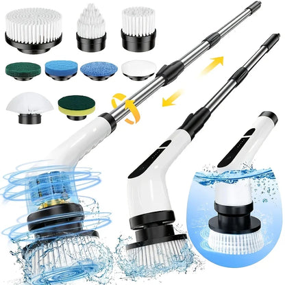 Electric Spin Scrubber 9-in-1 Cordless/Rechargeable