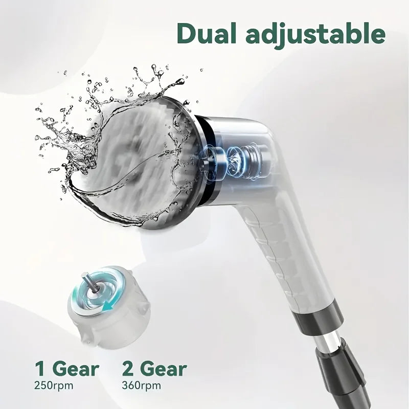 Electric Spin Scrubber 9-in-1 Cordless/Rechargeable