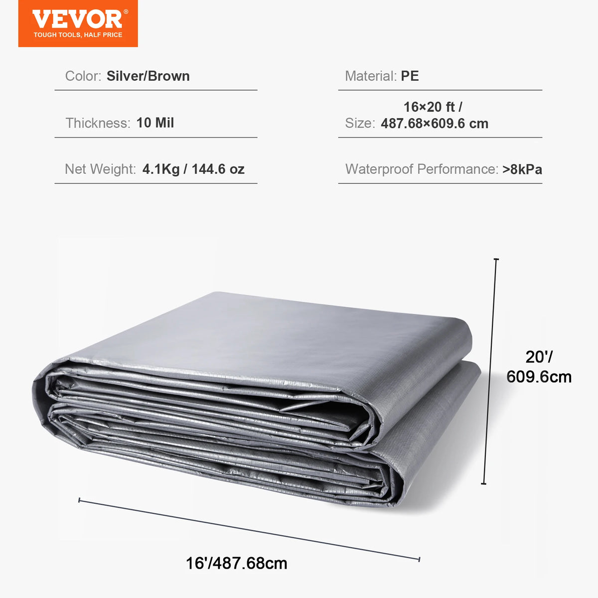 Heavy Duty Tarp with Grommets