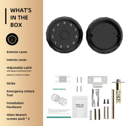 Smart Lock Fingerprint Door Lock TYPE-C