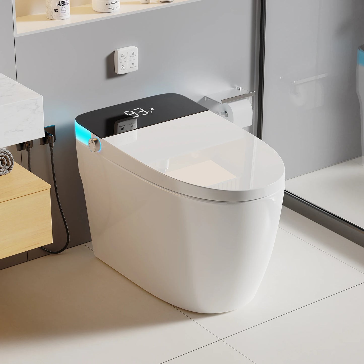 Smart Heated Bidet Toilet UL Certified Leak Protection
