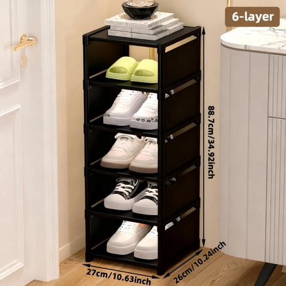 1 Piece Dustproof Single-Row Multi-Layer Shoe Rack