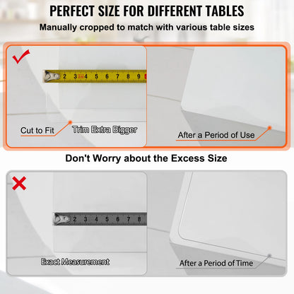 Multi-size 1.5/2mm Tablecloth Protector/Table Cover Mat PVC