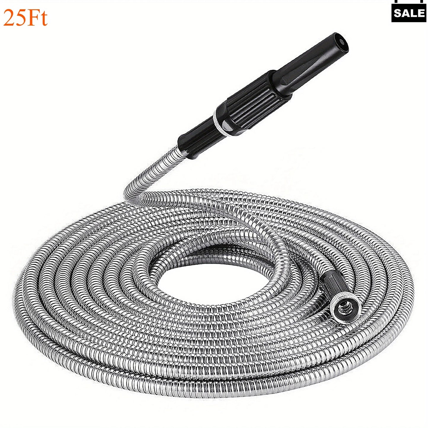 25 Ft Stainless Steel Water Pipe Hose