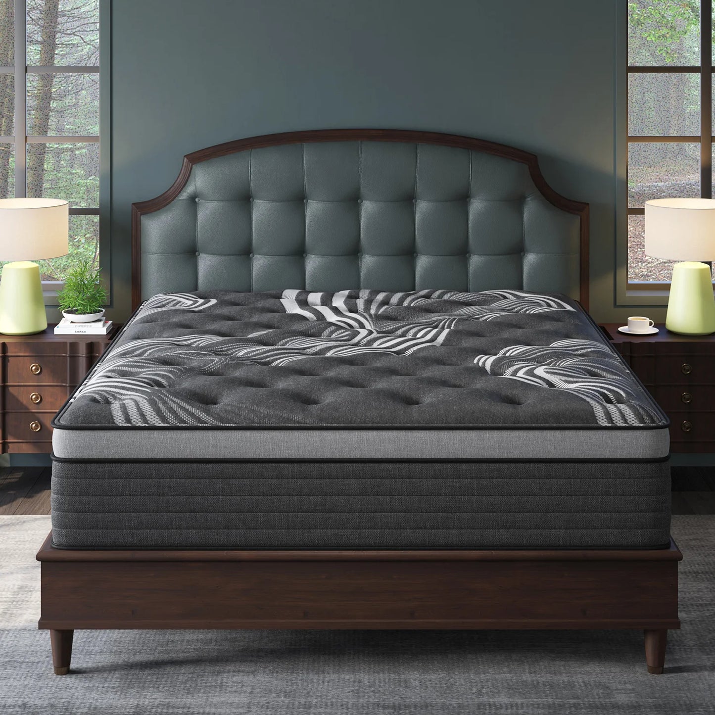 12"/14" Gel Memory Foam Hybrid Pocket Spring Mattress In A Box