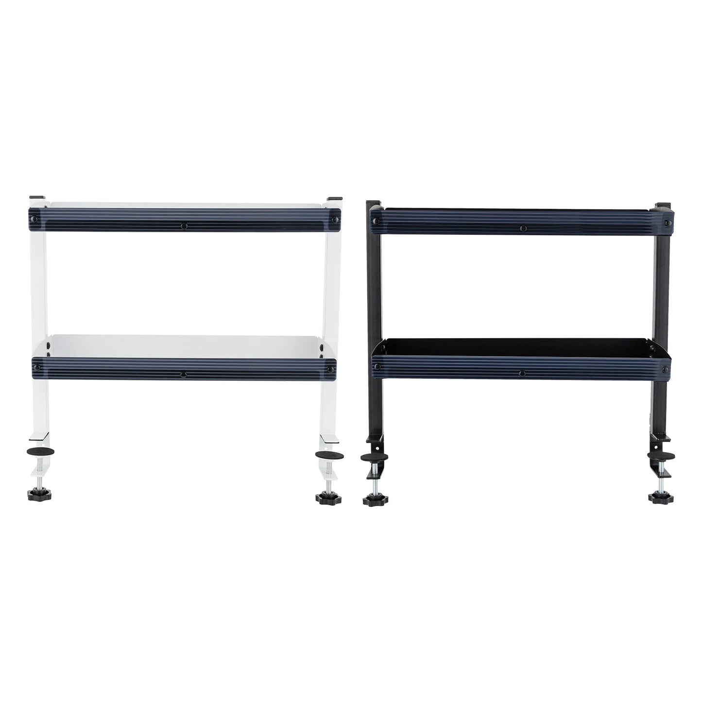 Adjustable 2-Tier Desk Shelf Clamp-On Storage