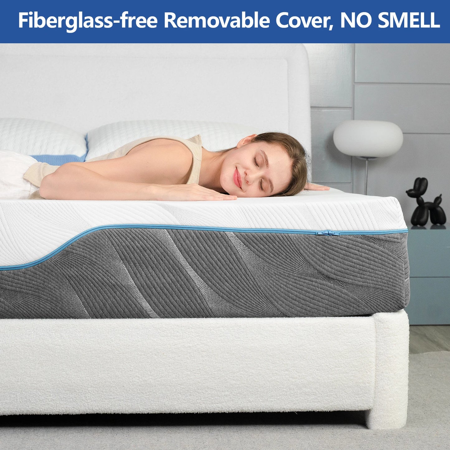 Extra Firm Full/Queen/King Mattress, 8/10 Inch Medium -Flippable