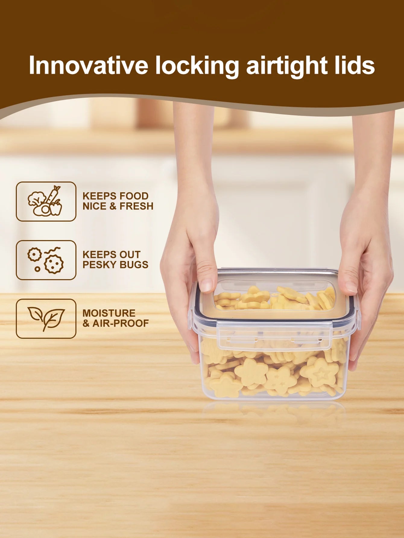 48pcs, Sealed food storage containers with LIDS