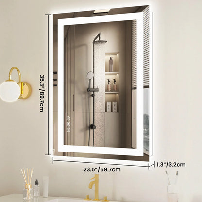 Wall 36"x 24"LED Bathroom Vanity Mirror